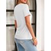 imageANRABESS Womens Short Sleeve Tops Summer Tshirts Cute Keyhole Neck Casual Basic Tee Dressy Work 2026 Spring Trendy OutfitsWhite