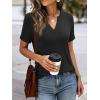 imageANRABESS Womens Short Sleeve V Neck Tops Summer Casual TShirts Blouses 2026 Spring Trendy Beach Vacation ClothesBlack
