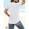 imageANRABESS Womens Short Sleeve V Neck Tops Summer Casual TShirts Blouses 2026 Spring Trendy Beach Vacation ClothesWhite