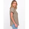 imageANRABESS Womens Spring Tops 2026 Short Sleeve Shirts Henley Dressy Casual Blouses V Neck Fashion Tunics Trendy Flowy ClothingKhaki