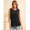 imageANRABESS Womens Tank Top Waffle Knit Sleeveless Henley Shirts 2026 Summer Loose Button Up V Neck Dressy Casual Tops ClothesBlack