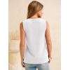imageANRABESS Womens Tank Top Waffle Knit Sleeveless Henley Shirts 2026 Summer Loose Button Up V Neck Dressy Casual Tops ClothesWhite