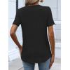 imageANRABESS Womens Tops Short Sleeve Henley Shirts Dressy Casual Blouse Summer Cute Tshirt 2026 Spring Lightweight Tunic SweaterBlack