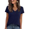 imageANRABESS Womens Tops Short Sleeve V Neck Shirts Summer Basic Tee Trendy Cute Tshirts 2026 Spring Casual OutfitsDeep Royal Blue
