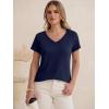 imageANRABESS Womens Tops Short Sleeve V Neck Shirts Summer Basic Tee Trendy Cute Tshirts 2026 Spring Casual OutfitsDeep Royal Blue
