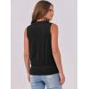 imageANRABESS Womens V Neck Tank Tops Wrap Banded Hem Shirts Sleeveless Ruched Going Out Blouse 2026 Summer Fashion ClothingBlack