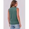 imageANRABESS Womens V Neck Tank Tops Wrap Banded Hem Shirts Sleeveless Ruched Going Out Blouse 2026 Summer Fashion ClothingGray Green