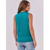 imageANRABESS Womens V Neck Tank Tops Wrap Banded Hem Shirts Sleeveless Ruched Going Out Blouse 2026 Summer Fashion ClothingTeal