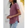 imageANRABESS Womens Waffle Knit Tops Short Sleeve Crewneck Shirts Curved Hem Summer Dressy Casual Blouses Spring Fashion ClothingMauve