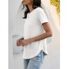 imageANRABESS Womens Waffle Knit Tops Short Sleeve Crewneck Shirts Curved Hem Summer Dressy Casual Blouses Spring Fashion ClothingWhite