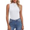 imageANRABESS Mock Neck Tank Tops for Women Ribbed Knit Sleeveless Top Slim Fit 2026 Summer Casual Basic Layer ShirtsWhite