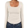 imageANRABESS Women Long Sleeve Thermal Top Scoop Neck Slim Fit Fleece Shirts Basic Tee Casual 2025 Fall Winter Warm UndershirtsParchment