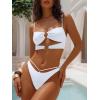 imageANRABESS Bikini Sets for Women Two Piece Swimsuit Summer Sexy Double Loop Cheeky Thong Bathing Suits Beach Vacation SwimwearWhite