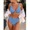 imageANRABESS Bikini Sets for Women V Neck Knot Front Two Piece Swimsuits Bathing Suit 2026 Summer Beach Sexy SwimwearBlue Floral