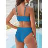 imageANRABESS High Waisted Bikini Sets for Women Tummy Control 2 Piece Swimsuits Ribbed Textured Bathing Suits Beach SwimwearLight Blue
