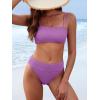 imageANRABESS High Waisted Bikini Sets for Women Tummy Control 2 Piece Swimsuits Ribbed Textured Bathing Suits Beach SwimwearPurple