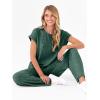 imageANRABESS Lounge Sets For Women Summer Rib Knit 2 Piece Pajama Sets 2026 Casual Spring Beach Vacation Outfits Airport ClothesGreen