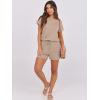 imageANRABESS Rompers for Women Summer 2026 Casual Dressy One Piece Tshirt Short Pants Jumpsuit Beach Vacation Outfit ClothesKhaki