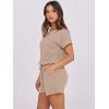 imageANRABESS Rompers for Women Summer 2026 Casual Dressy One Piece Tshirt Short Pants Jumpsuit Beach Vacation Outfit ClothesKhaki
