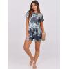imageANRABESS Rompers for Women Summer 2026 Casual Dressy One Piece Tshirt Short Pants Jumpsuit Beach Vacation Outfit ClothesTie Dye Space Gray