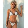 imageANRABESS Sexy Bikini Sets for Women Ruffle Trim Two Piece Swimsuit 2026 Summer Bathing Suit Halter String Triangle SwimwearWhite