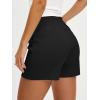 imageANRABESS Shorts for Women Summer Casual High Waisted Side Zipper Dressy Shorts with Pockets Comfy Cute 2026 Vacation OutfitsBlack
