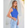 imageANRABESS Sleeveless Tank Tops for Women High Neck Racerback Ribbed Knit Top Summer 2026 Casual Basic Slim Fit Workout ShirtsBlue