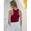 imageANRABESS Sleeveless Tank Tops for Women High Neck Racerback Ribbed Knit Top Summer 2026 Casual Basic Slim Fit Workout ShirtsDeep Red