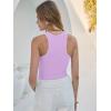 imageANRABESS Sleeveless Tank Tops for Women High Neck Racerback Ribbed Knit Top Summer 2026 Casual Basic Slim Fit Workout ShirtsLight Purple