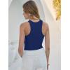 imageANRABESS Sleeveless Tank Tops for Women High Neck Racerback Ribbed Knit Top Summer 2026 Casual Basic Slim Fit Workout ShirtsNavy Blue