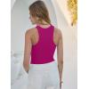 imageANRABESS Sleeveless Tank Tops for Women High Neck Racerback Ribbed Knit Top Summer 2026 Casual Basic Slim Fit Workout ShirtsPurple Red