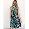 imageANRABESS Summer Dresses for Women Beach Floral Tshirt Sundress Loose Casual Boho Tank Dress with Pocket Vacation OutfitsBlack Blue Green Leaf