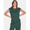 imageANRABESS Two Piece Sets for Women 2026 Summer Travel Vacation Outfits Sleeveless Lounge Set Matching Wide Leg Pants SweatsuitDeep Green