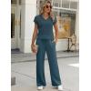 imageANRABESS Women 2 Piece Outfits Summer Lounge Sets Crochet Knit Sweater Vest Wide Leg Pants Casual Beach Vacation ClothesLake