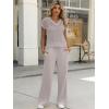 imageANRABESS Women 2 Piece Outfits Summer Lounge Sets Crochet Knit Sweater Vest Wide Leg Pants Casual Beach Vacation ClothesLight Khaki