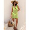 imageANRABESS Women Beach Cover Ups Crochet Sleeveless Bathing Swim Suit Sexy Mesh Hollow Out Swimwear Dress 2026 Summer VacationLight Green