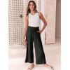 imageANRABESS Women Linen Pants Casual Loose High Waist Boho Wide Leg Cropped Palazzo Beach Pants Summer Outfits 2026 TrendyBlack