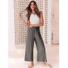 imageANRABESS Women Linen Pants Casual Loose High Waist Boho Wide Leg Cropped Palazzo Beach Pants Summer Outfits 2026 TrendyDark Gray