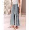 imageANRABESS Women Linen Pants Casual Loose High Waist Boho Wide Leg Cropped Palazzo Beach Pants Summer Outfits 2026 TrendyGray