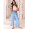 imageANRABESS Women Linen Pants Casual Loose High Waist Boho Wide Leg Cropped Palazzo Beach Pants Summer Outfits 2026 TrendySky