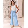 imageANRABESS Women Linen Pants Casual Loose High Waist Boho Wide Leg Cropped Palazzo Beach Pants Summer Outfits 2026 TrendySky