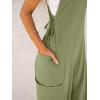 imageANRABESS Women Overalls Jumpsuits Loose Casual Dressy Sleeveless Baggy Harem Pants Romper Jumpers 2026 Trendy Summer OutfitsArmy Green