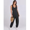 imageANRABESS Women Overalls Jumpsuits Loose Casual Dressy Sleeveless Baggy Harem Pants Romper Jumpers 2026 Trendy Summer OutfitsBlack