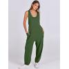 imageANRABESS Women Overalls Jumpsuits Loose Casual Dressy Sleeveless Baggy Harem Pants Romper Jumpers 2026 Trendy Summer OutfitsGrass