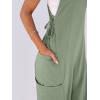imageANRABESS Women Overalls Jumpsuits Loose Casual Dressy Sleeveless Baggy Harem Pants Romper Jumpers 2026 Trendy Summer OutfitsGreen