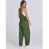 imageANRABESS Women Overalls Jumpsuits Loose Casual Dressy Sleeveless Baggy Harem Pants Romper Jumpers 2026 Trendy Summer OutfitsOlive