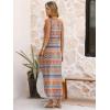 imageANRABESS Women Summer Casual Sleeveless Square Neck Beach Maxi Dress 2026 Trendy Loose Fit Split Tank Shirt Vacation SundressBlue Orange Floral