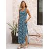 imageANRABESS Women Summer Casual Sleeveless Square Neck Beach Maxi Dress 2026 Trendy Loose Fit Split Tank Shirt Vacation SundressBlue White Green Floral