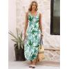 imageANRABESS Women Summer Casual Sleeveless Square Neck Beach Maxi Dress 2026 Trendy Loose Fit Split Tank Shirt Vacation SundressGreen White Floral