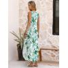 imageANRABESS Women Summer Casual Sleeveless Square Neck Beach Maxi Dress 2026 Trendy Loose Fit Split Tank Shirt Vacation SundressGreen White Floral